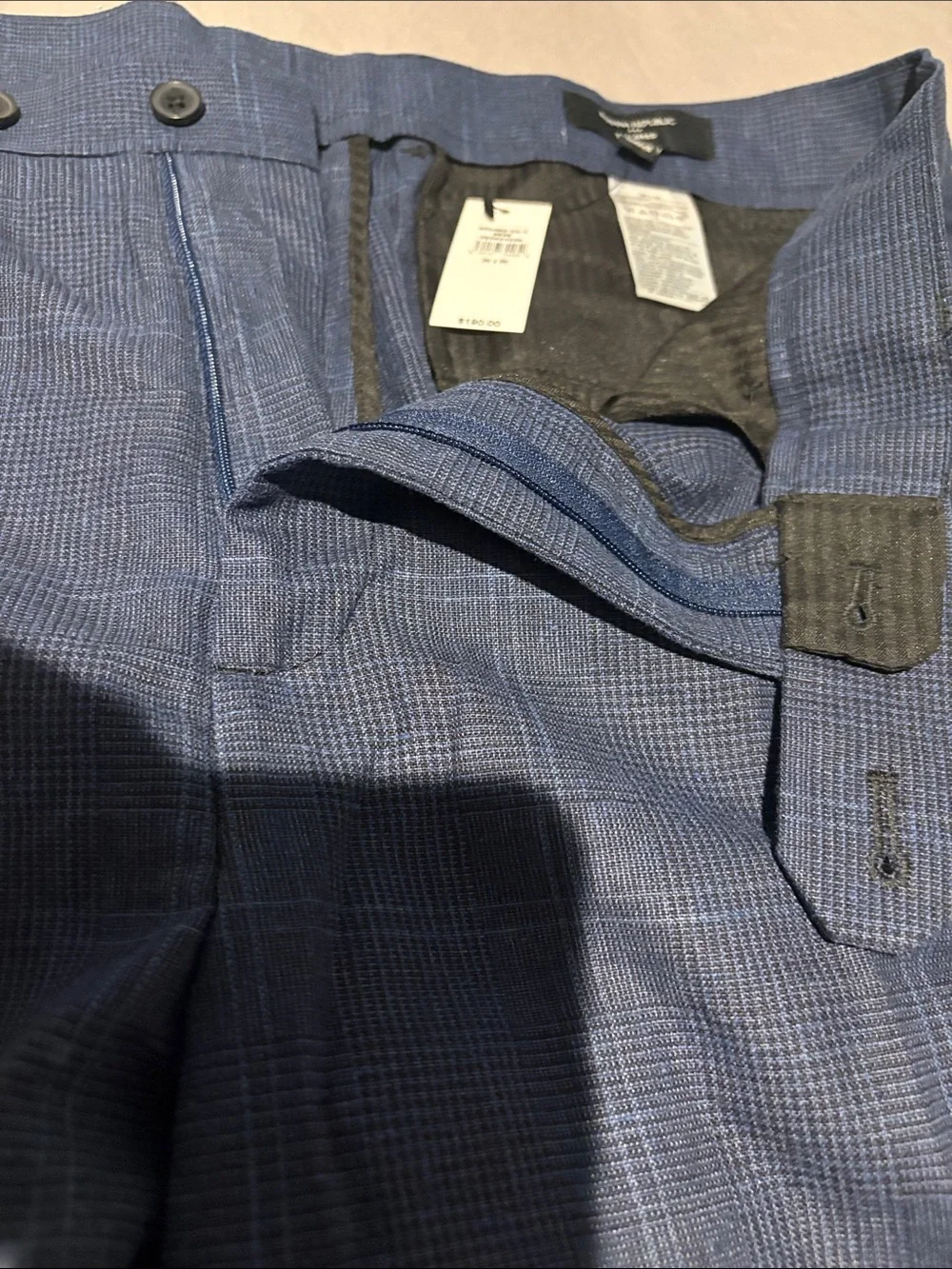 Banana Republic tailored  dark Blue Dress Pants
